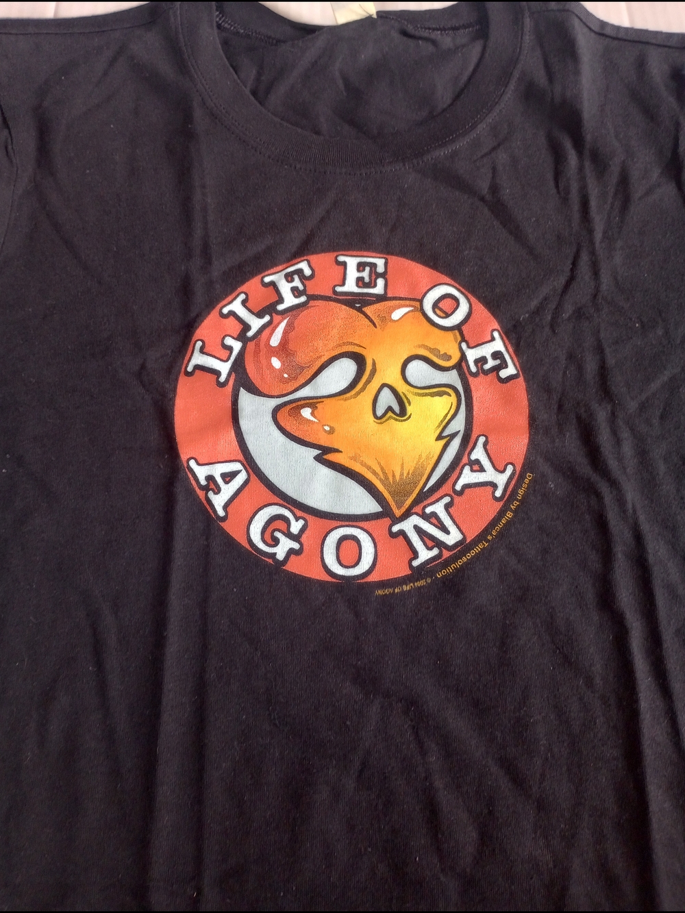 Life Of Agony Black Women's Kavio! Tee Size Small